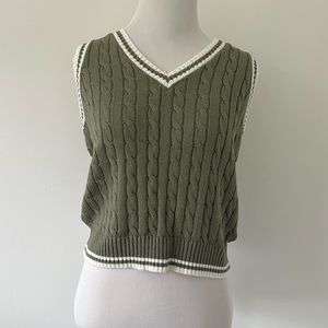 John Galt Green Sweater Vest